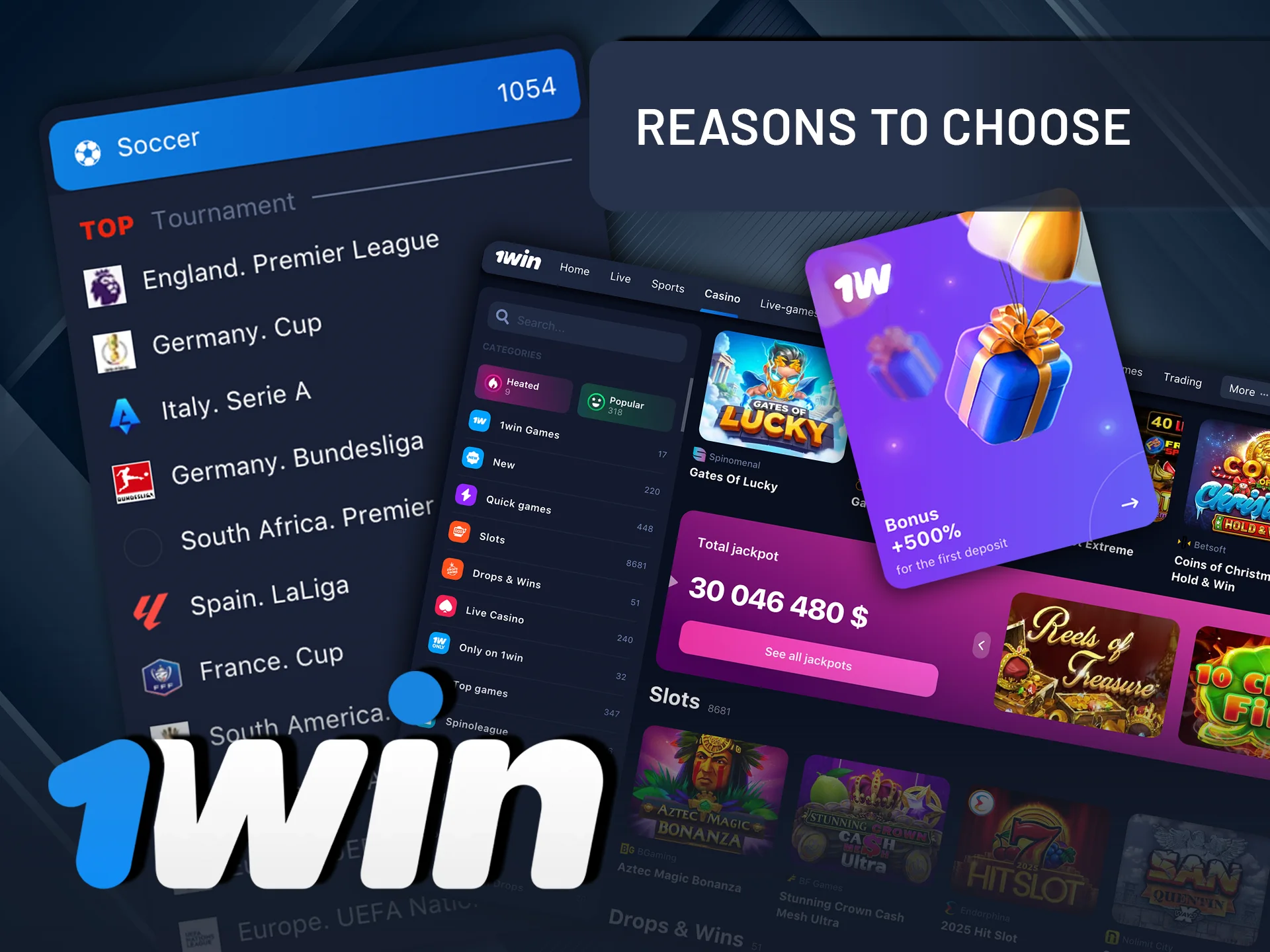 Choose 1Win and win more often.