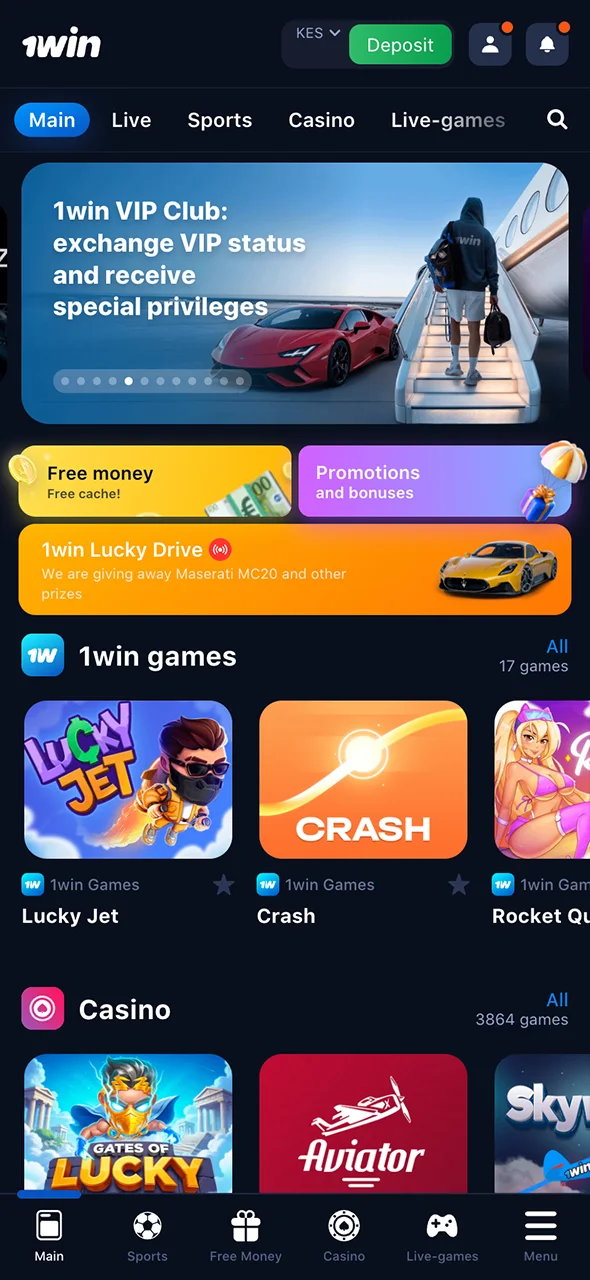 Start playing and winning with your 1Win bonus.