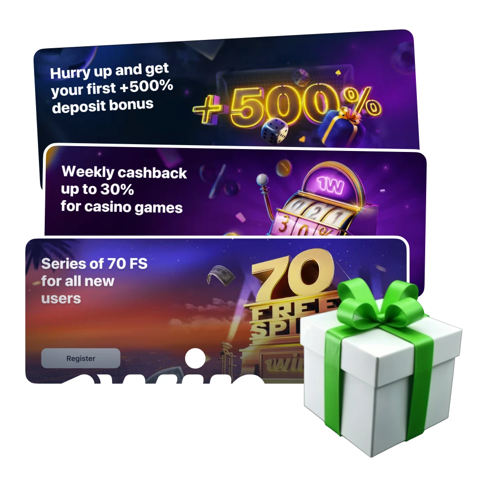 Get your special welcome bonus and win easy at 1win in Kenya.