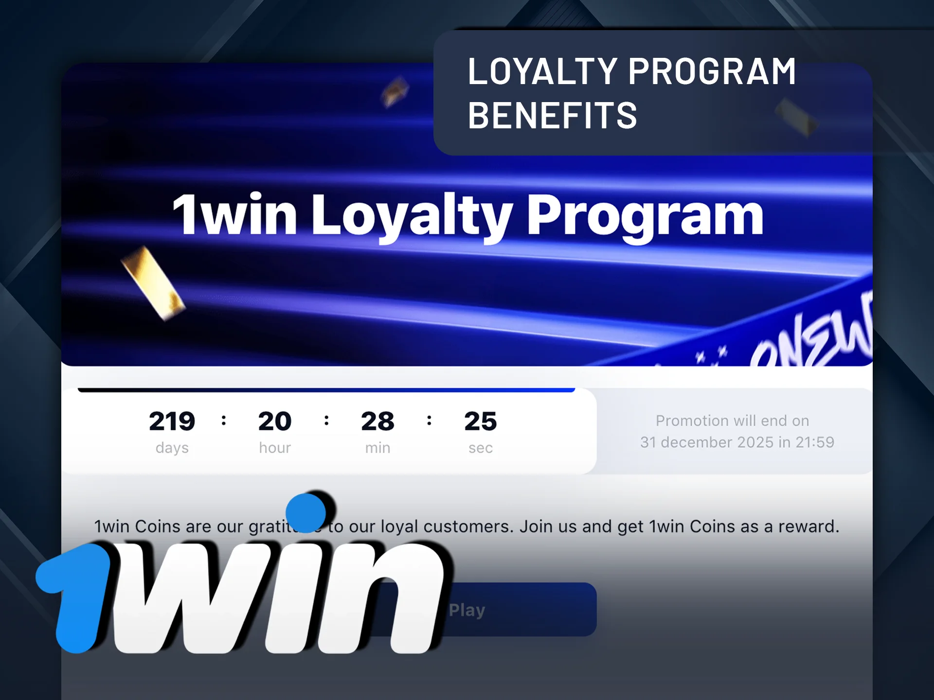 Enjoy exclusive benefits from the 1Win loyalty program.