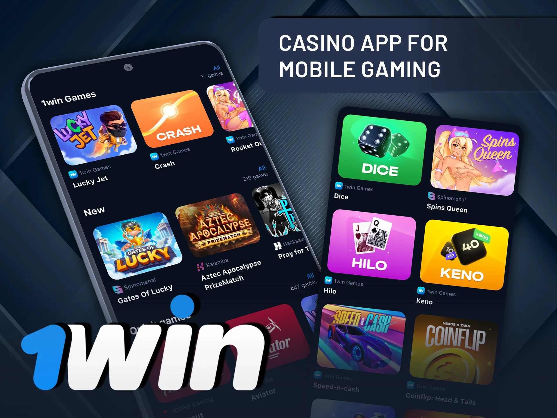 Play anytime with the 1Win casino app for mobile gaming.