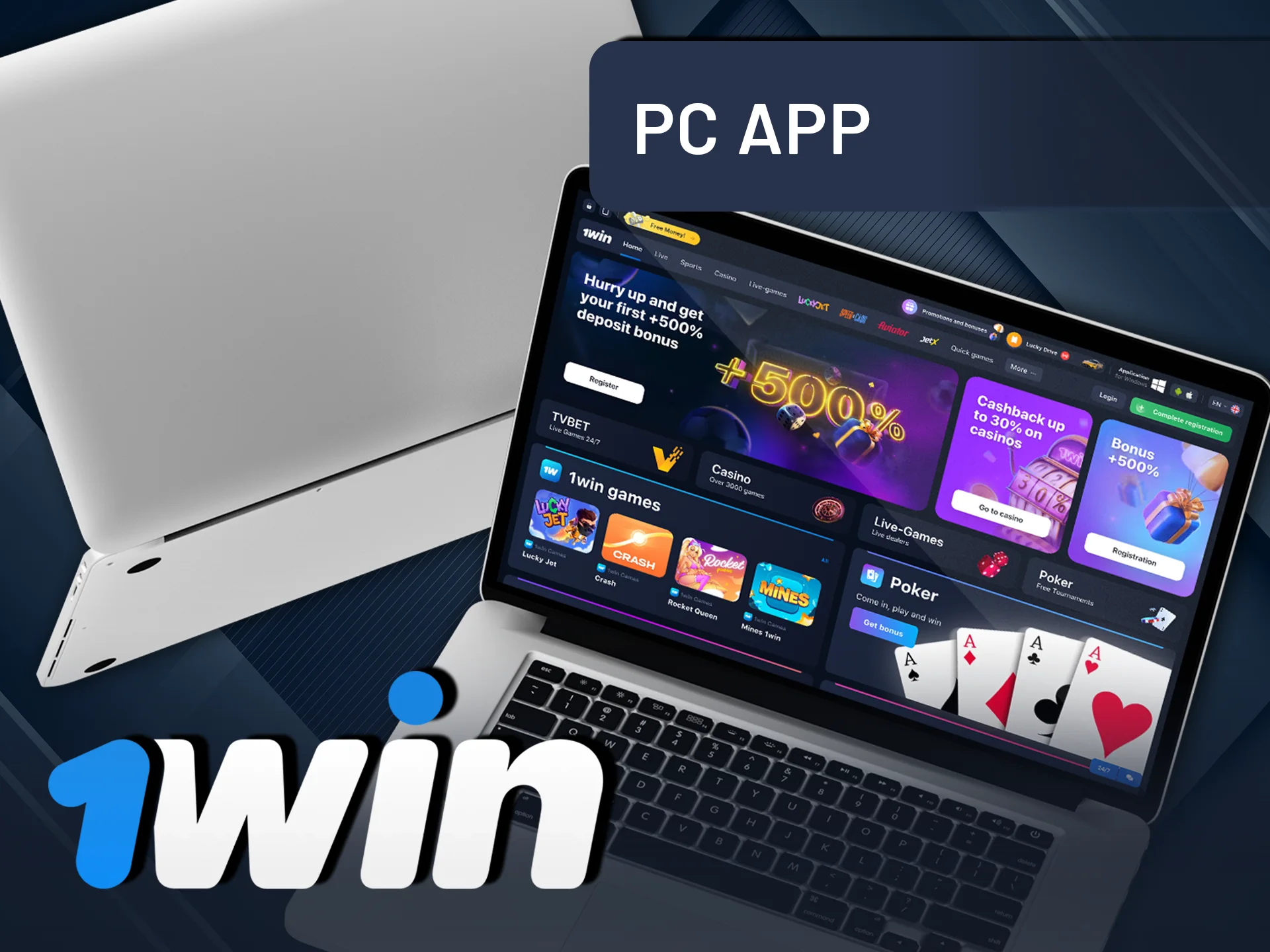 Play on desktop with the official 1Win PC app.