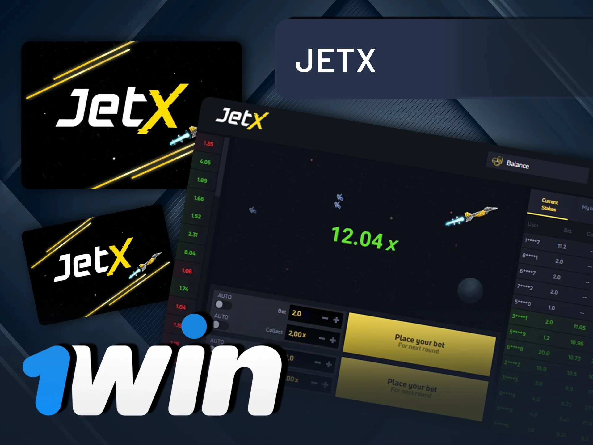 Boost the thrill with JetX games available on 1Win.