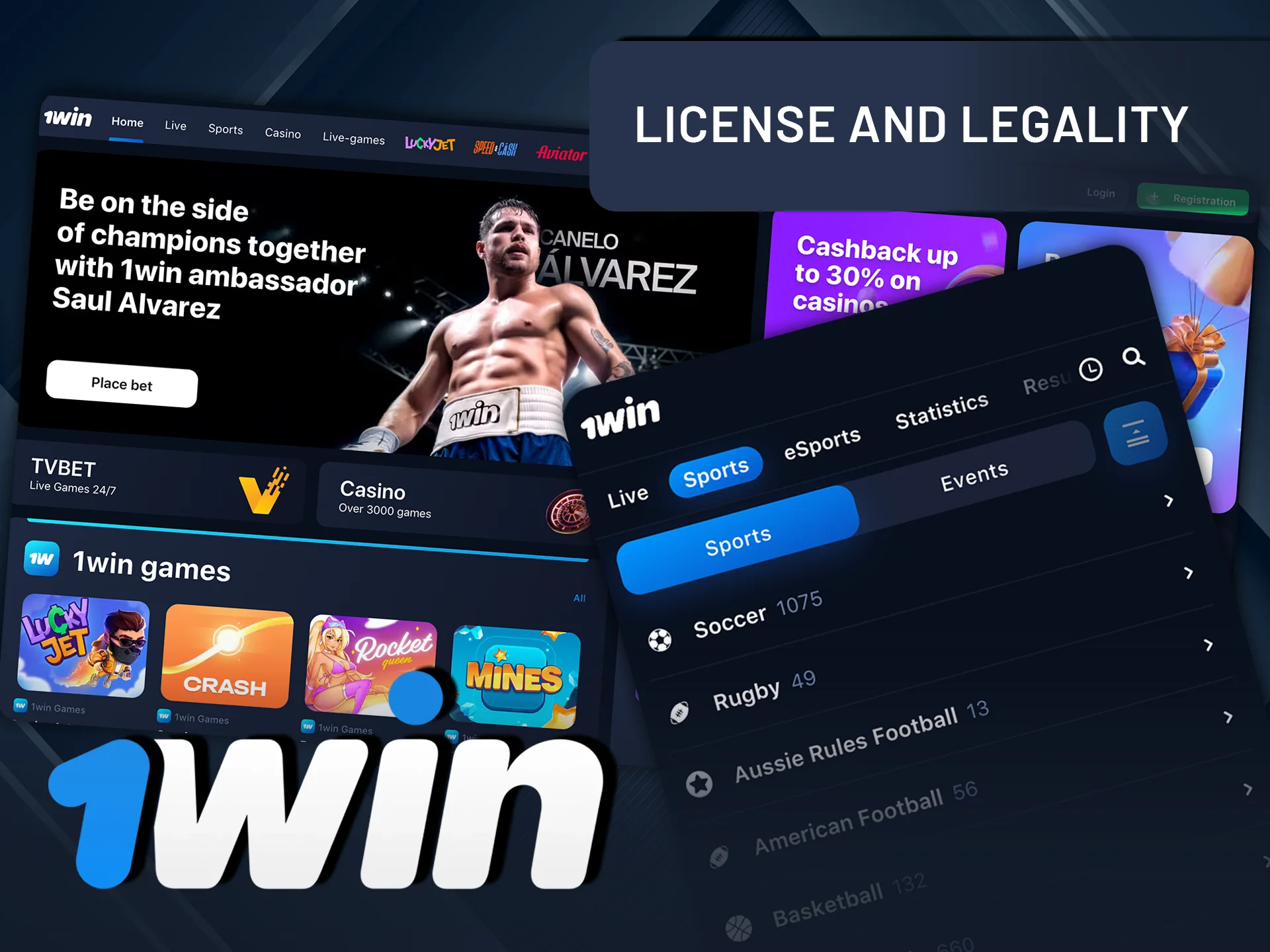 Learn about the 1Win license and its legal status.