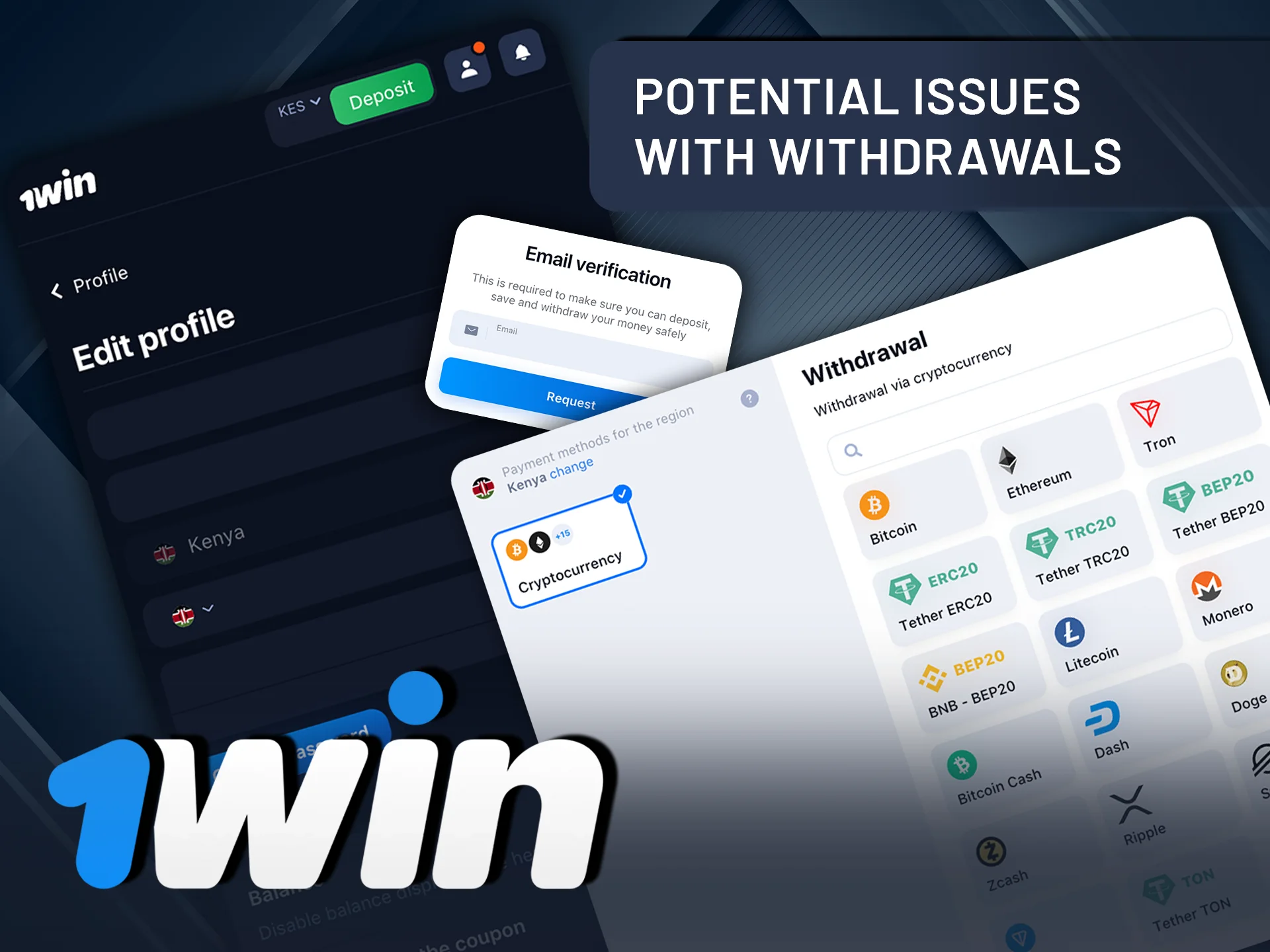 Avoid common problems when withdrawing from 1Win.