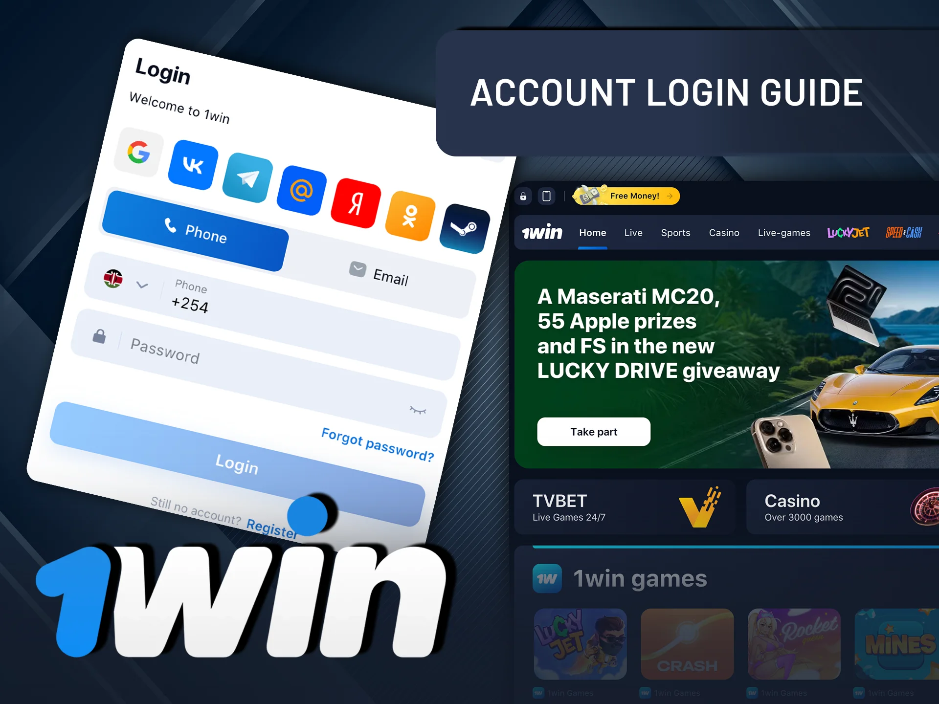 Follow the 1Win login guide and access your account easily.