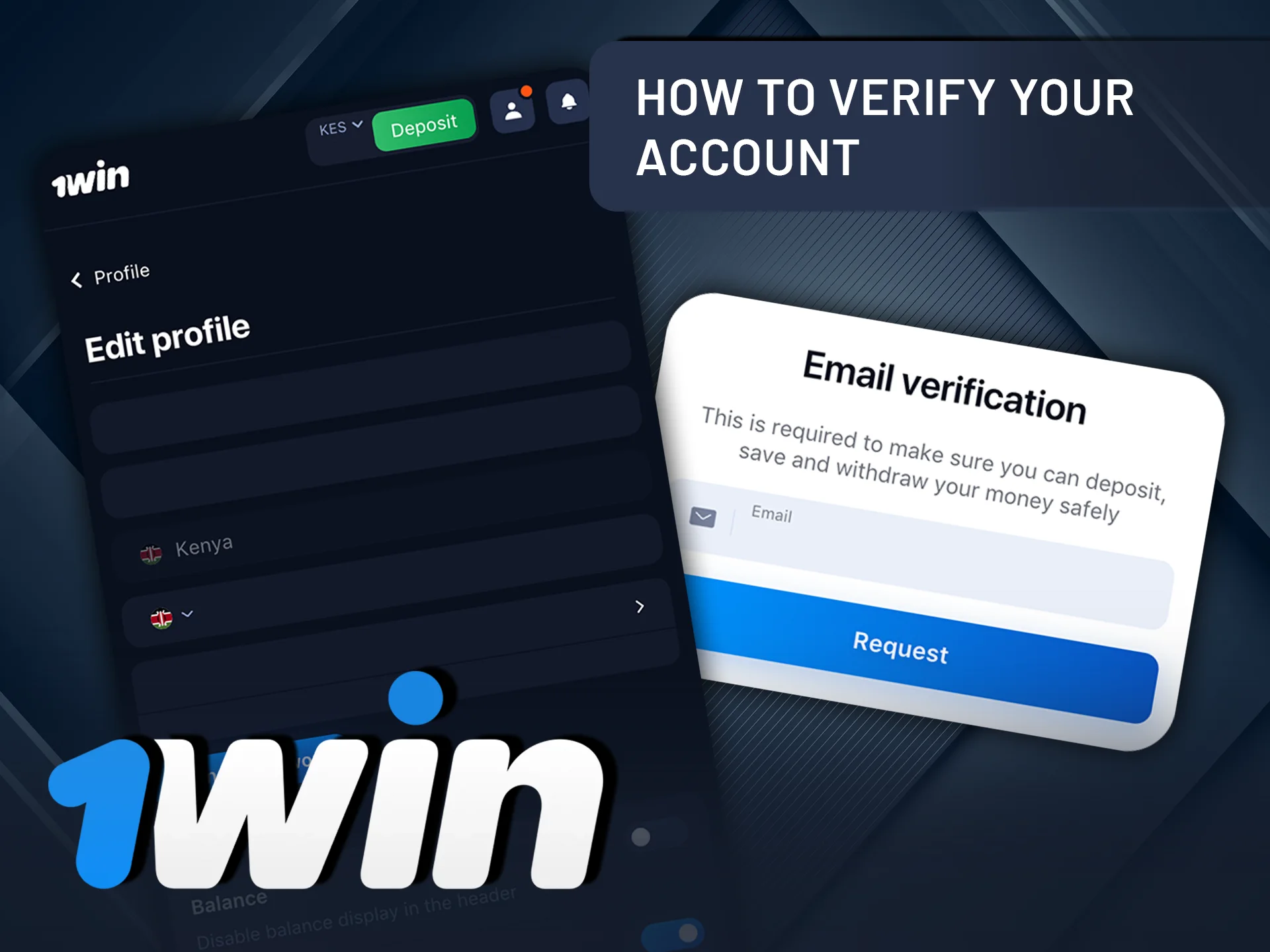 Learn how to verify your 1Win account and start playing.