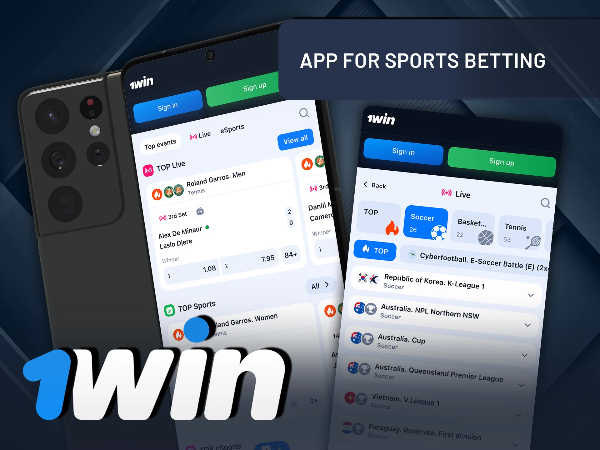 Enjoy seamless sports betting with the 1Win app.