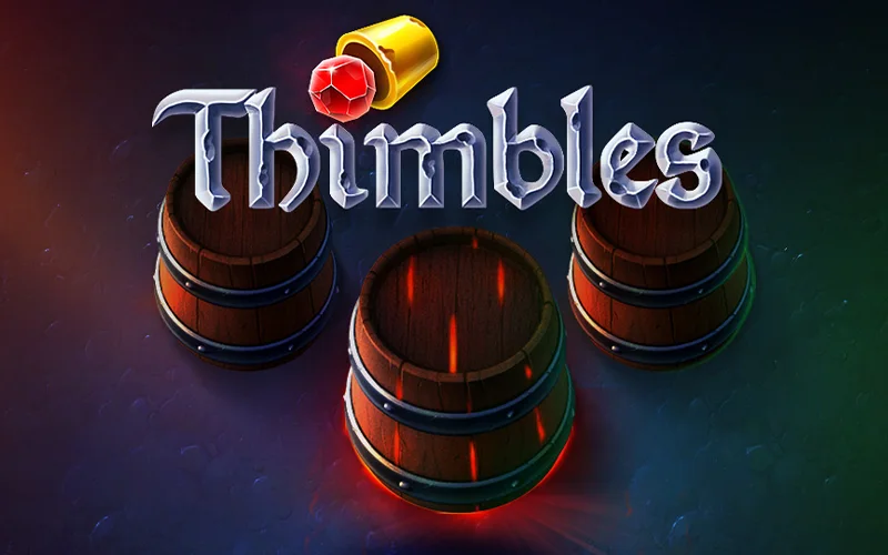 Try your luck in Thimbles games at 1Win casino.